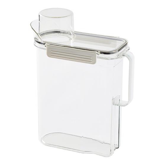 Sealed Laundry Detergent Jar Transparent Storage Bottle Detergent Powder Box Prevents