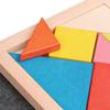 Wooden Tangram Puzzles for Kids Geometric Shape Educational Toys Brain Logic Blocks Students Back to School Gifts