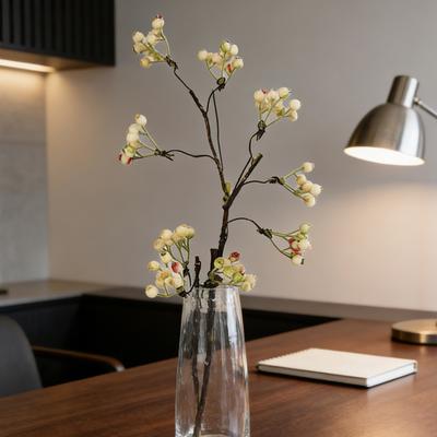 Artificial Berry Pick Realistic Yellow Blue Red Berries Stem Indoor Outdoor Holiday Party Home Office Decoration Faux Plants Branch