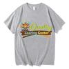 Quality Learning Center Print Tshirt Unisex Streetwear Short Sleeve Cotton Loose Male Tshirts Fashion Casual Game Graphic Tops