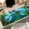Anime Mouse Pad 900x400 Gaming Accessories Carpet Gamer Keyboard Desk Mat P-pokemon Feraligatr Non-Slip Laptop Notebook Mousepad