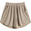 GMXIA Fitness Running Shorts Women's Summer Slim Loose Casual Plus Size Wide Leg High Waist A-line Sports Hot Pants