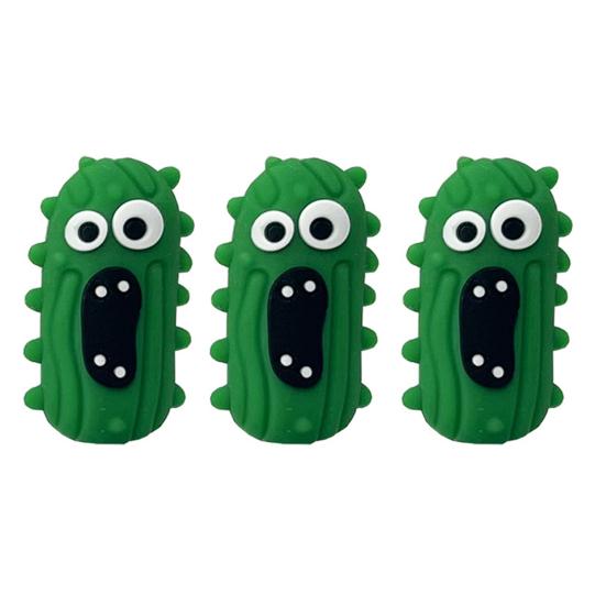 1/3/5Pcs Screaming Pickle Door Hinge Head Decorative Topper Magnetic Emotional Support Pickle Hinge Head Figurine Statue Home Ornament