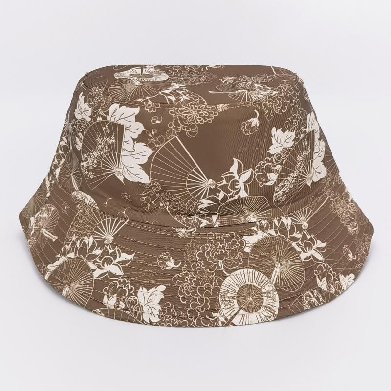 Big Head Circumference Fisherman Hat Men's Summer Bucket Hat Women's Face Small Sun Hat Printed Pot Hat