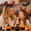 Holiday Party Hair Accessories Halloween Pumpkin Headband for Adults Kids, Orange Felt Non Woven Fabric Headpiece Headpiece, No Slip Cosplay