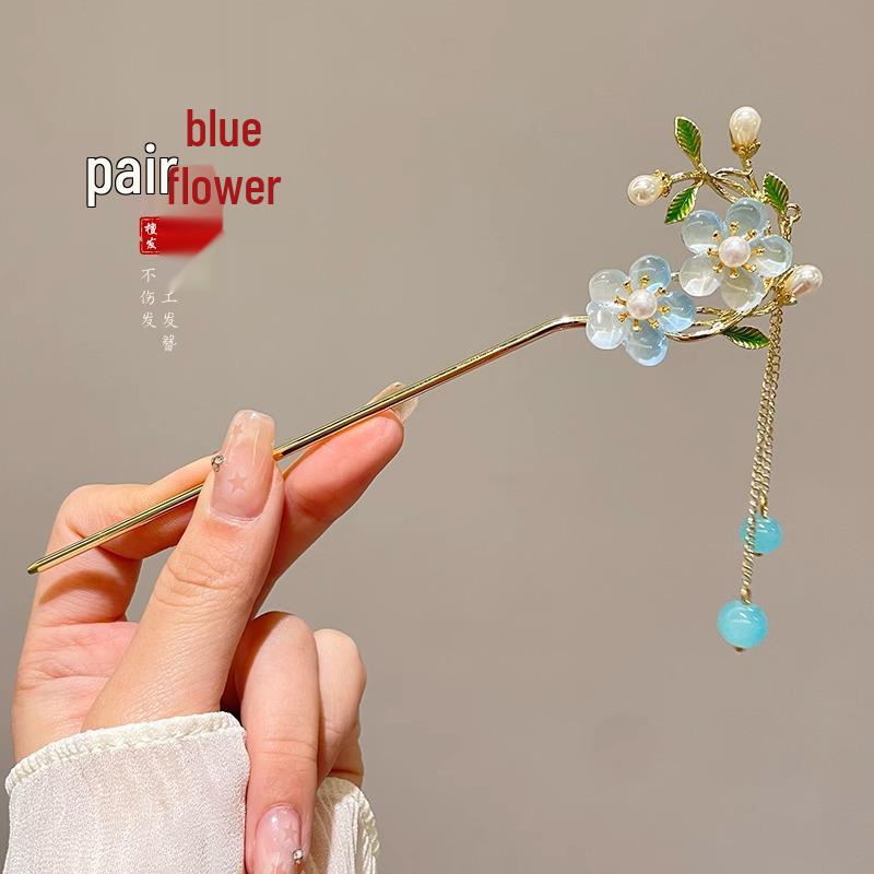 Maiglöckchen Quasten Haarnadel für Damen: Elegante Hanfu-Kopfbedeckung im antiken Stil