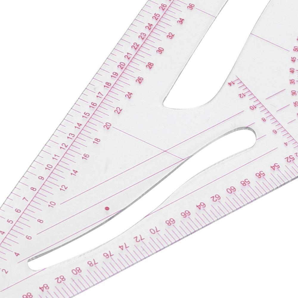 3pcs Clear Markings Garment Ruler Precise Measurement Scale Multifunctional Ruler Pattern Making