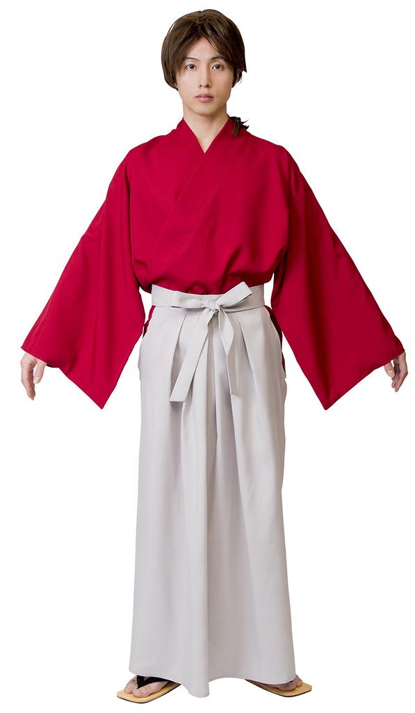 Clearstone Nari Charakterforschungsclub Cosplay Halloween Samurai Unisex Rot