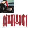 11PCS Set Car Audio Removal Tool Multifunctional Red with Oxford Cloth Bag Maintenance Repair Kit