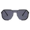 Unisex Myopia-Compatible Sunglasses with Large Retro Frame - Xiaohongshu Style #2238