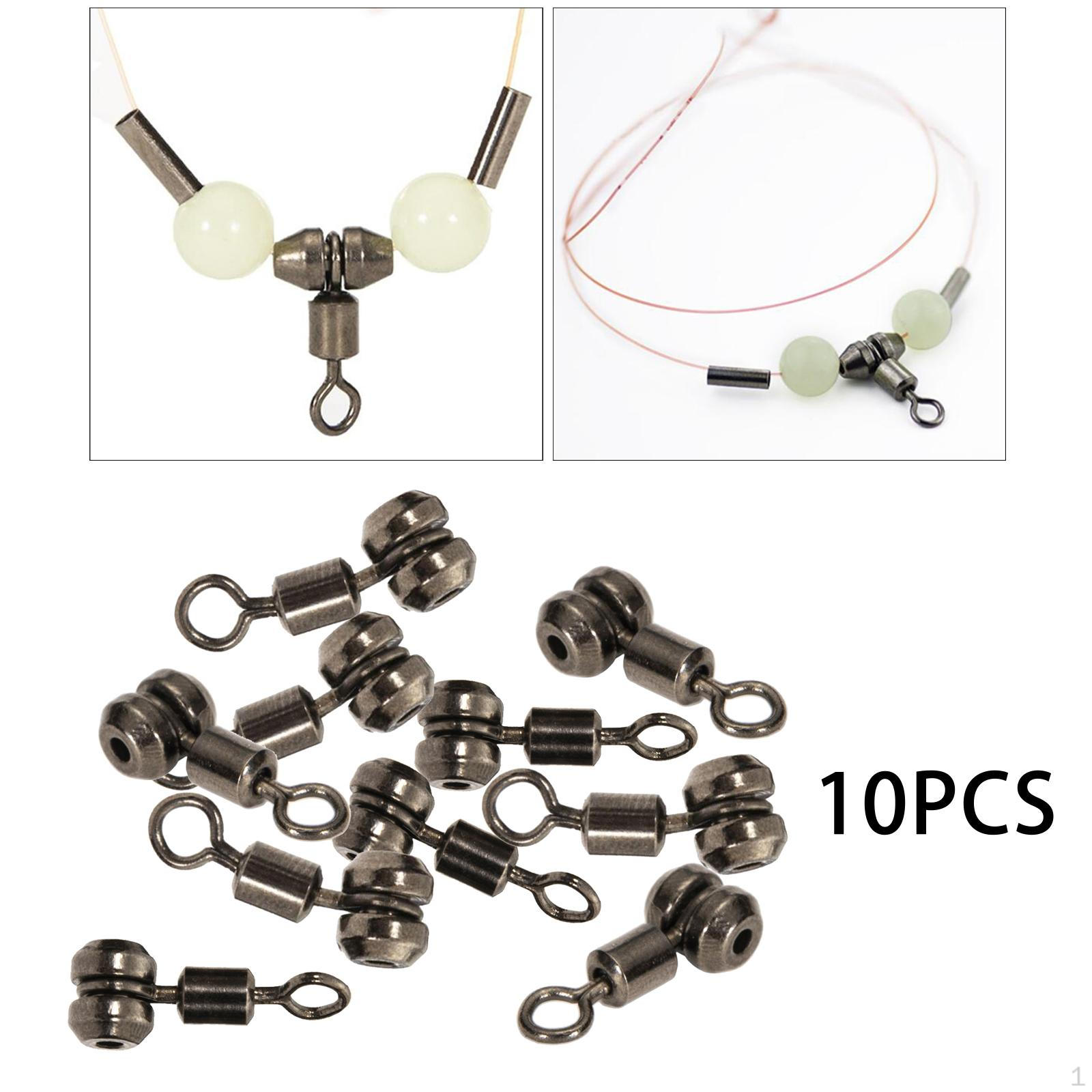 Fishing Swivel Connectors High Strength Strong Clip for Saltwater Trolling Sea S