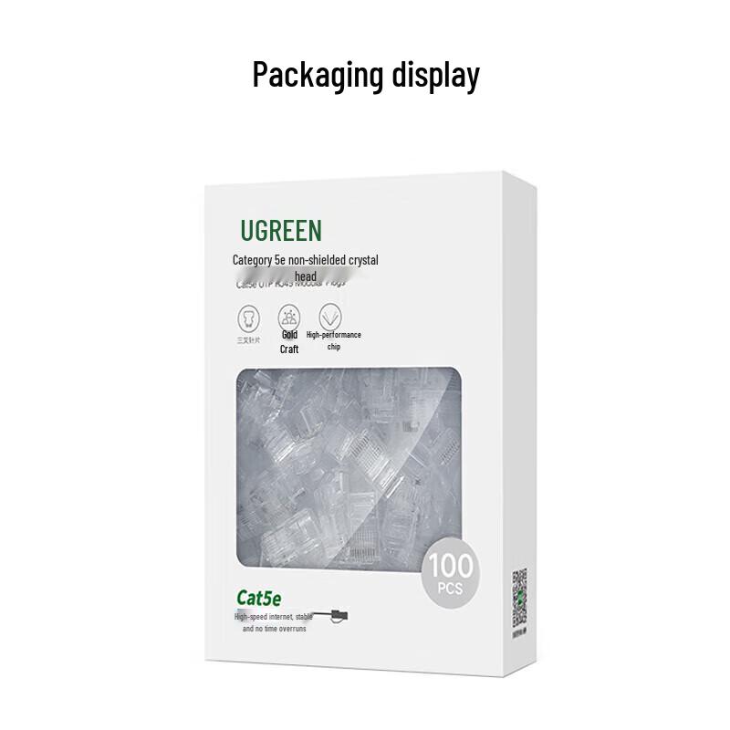 Ugreen Cat5e RJ45 Unshielded Gold-Plated Connectors