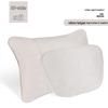 Suede Lumbar Pillow for Maybach: Headrest Cushion and Neck Support.