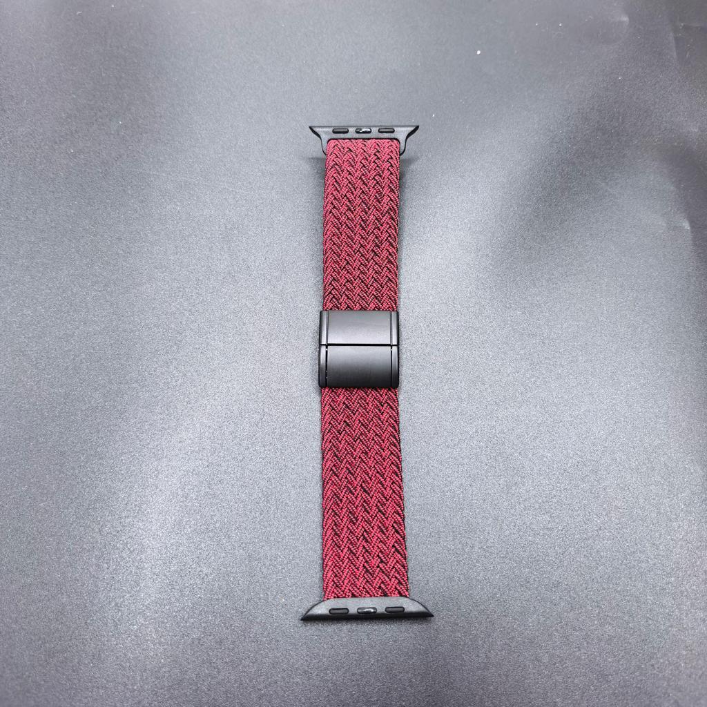Apple Watch Nylon Woven Band, Magnetic & Square Buckles, Compatible with Series 11.