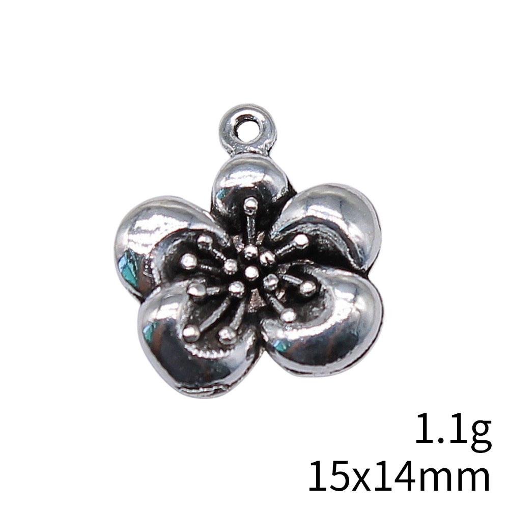 Gifts For Women Charms Italian Bracelet Small Flower Charms Pendant Ornaments For Home Phone Pendant
