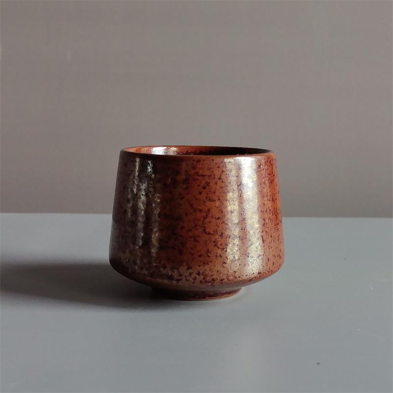 Retro Ceramic Kung Fu Tea Cup: Coarse Pottery Personal Cup for Tea Tasting