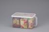 Inomata Chemical Storage Handy Shallow x 32cm x Set of Made in with 9198 (Inomata-k) Container, Stocker, Type, Natural, 5L, 18.7cm (W) (D) 15.4cm (H),