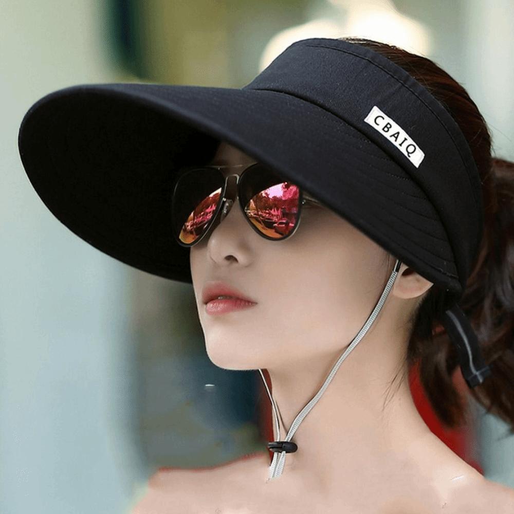 Foldable For Women Sunscreen UV Protection Travel Sun Hat Empty Top Hat Women Cap Korean Style Hat