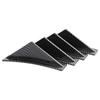 Universal 4 Wing Car Rear Bumper Lip Diffuser Splitter Spoiler Shark Fins For Chevrolet Chevy Camaro For Peugeot Nissan