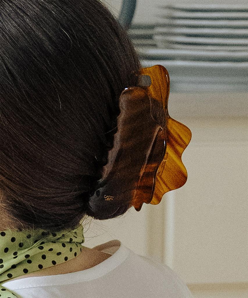 Has Hml006 Marble Wave Hairclip