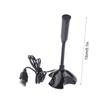 3.5Mm Laptop Microphone Usb Desktop Stand Mic With Holder For Studio Speech Singing Gaming Streaming