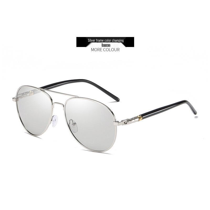 X209 Polarized Photochromic Day & Night Dual-Use Frog Eye Driving Sunglasses