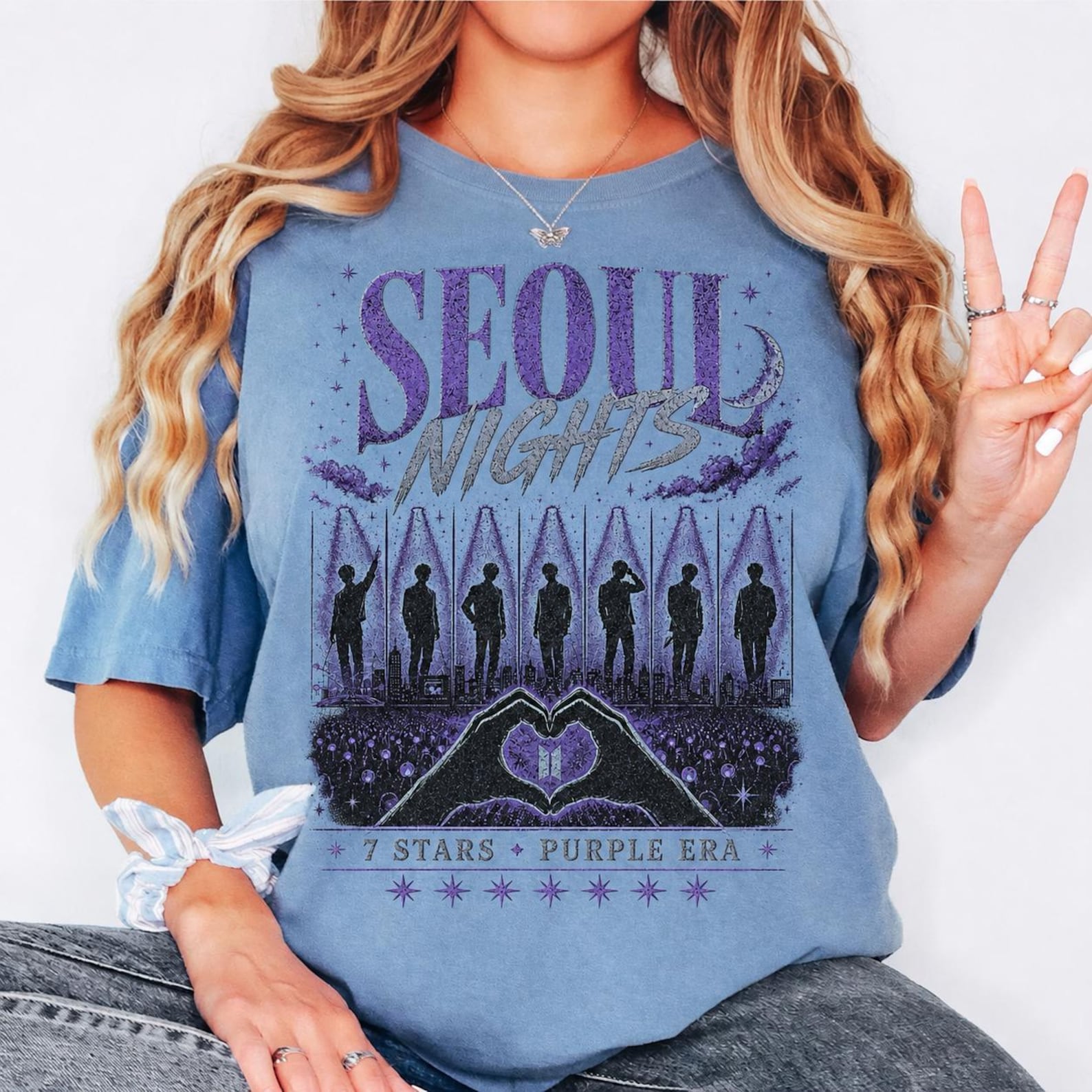 Arirang BTS Seoul Nights band T-shirt | Purple Era concert tee 3XL