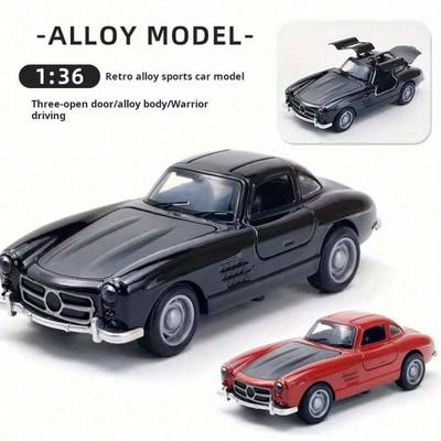 Classic Car Alloy Car Casting Model Toy Car Central Control Decorations Children's Toy Gifts
