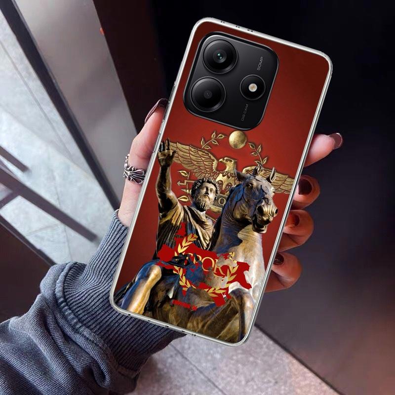 

SPQR Roman Imperial Legionv Phone Case For Xiaomi Redmi Note 15 14 14S 13 12S 12 Pro Plus 11S 11 10S 10 4G Cover 11E 11T 5G Prin Redmi Note 12 Pro 5G