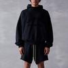 Fear of God Essentials Mikina Jet Black Pánské Topy 192SP232050F