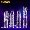 Thicken Penis Enlarge Sleeve Reusable Condom Cock Extender Delay Ejaculation Sex Toys for Men Intimate Goods 4 Types
