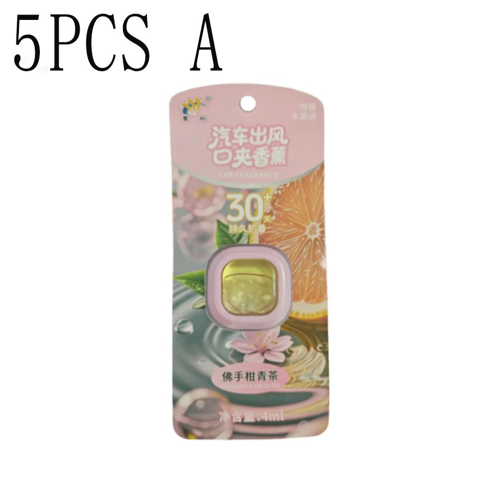 1pc Car Aromatherapy Breathable Film Air Conditioning Vent Clip Long-Lasting Odor Removal Inside The Cars Decorative Accessories
