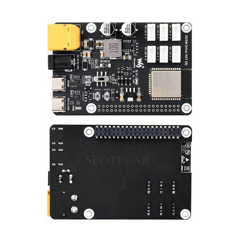 ESP32 Servo Hub Motor WiFi Board DDSM400 Compatible with Raspberry Pi