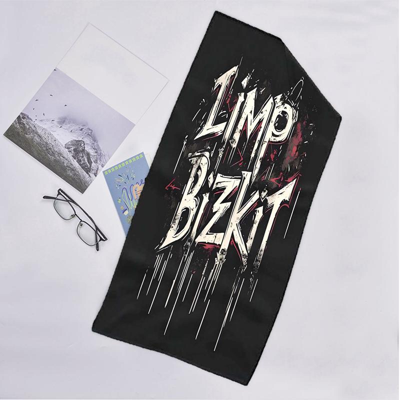 Limp Bizkit Fashion Beach Towel: Ideal for Summer Adventures Soft, absorbent and quick drying suitable for swimming and bathing