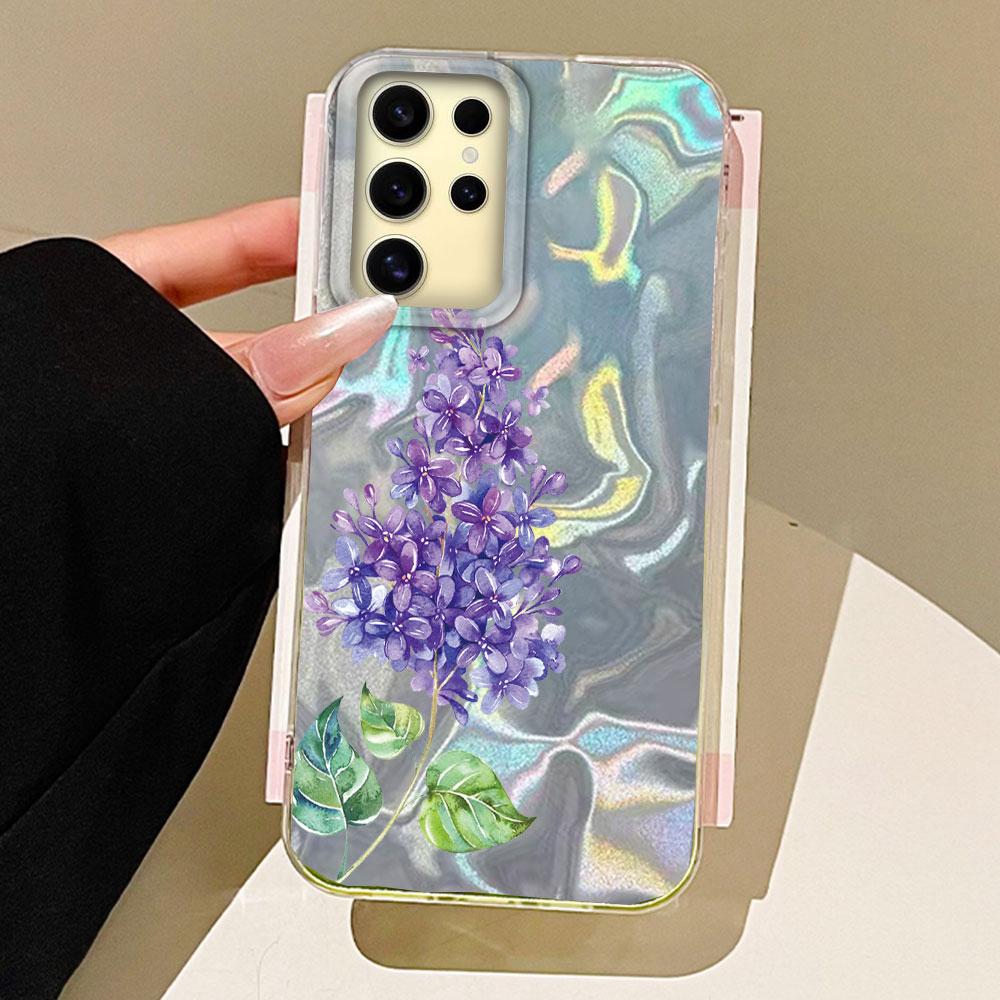 

Літній рожевий чохол для телефону з квітами троянд для Samsung Galaxy S25 S24 S23 S22 S21 FE Plus Ultra Shell Силіконова задня кришка Дівчачі сумки Чохол Samsung Galaxy S21 FE білий