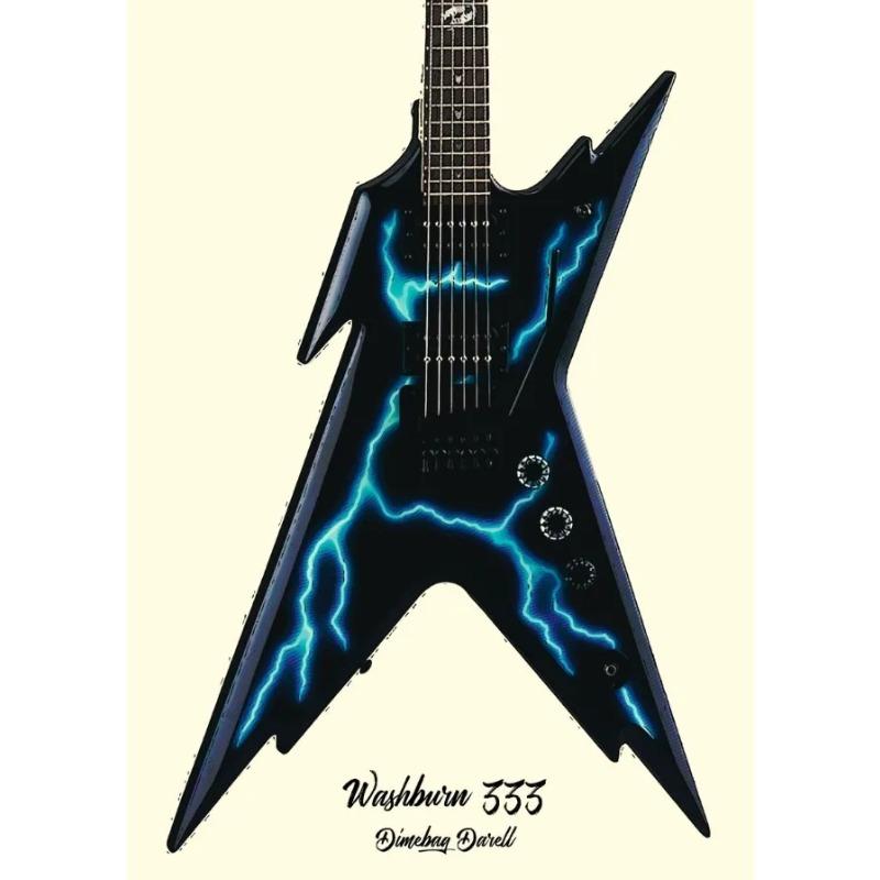 Famous Guitars Used By Famous Bands and Singers Music Posters Prints Canvas Printing Wall Art Picture for Living Room Home Decor