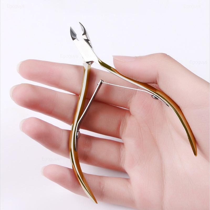Stainless Steel Nail Cuticle Scissors Manicure Nipper Clipper Dead Skin Remover Cutter Tweezer Pedicure Trim Eagle Beak Pliers
