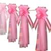 Long Tulle Tails Wedding Bow White Large Pew Bows Atmosphere Environmental Protection Large White Wedding Bow Wedding Car