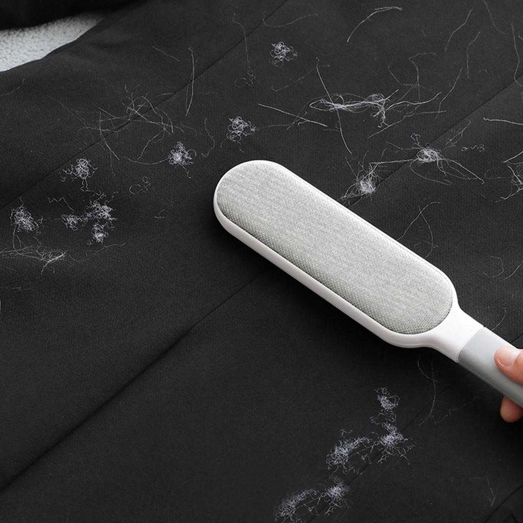 Lint Brush and Pet Hair Remover for Laundry, Clothes, Couches, Car Seats, Furniture and Fabric, Reusable Hair Removal Brush, Double-Sided Lint Roller