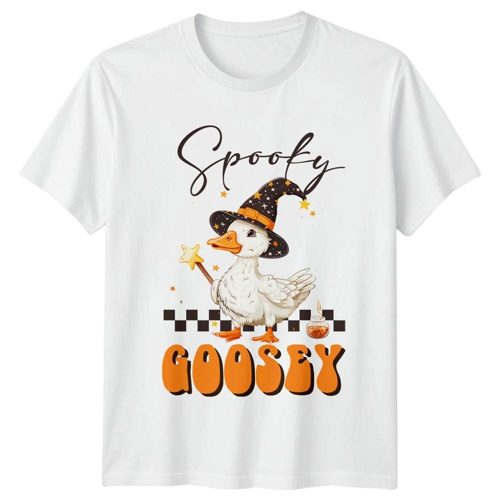 Spooky Goosey TShirt Goose Halloween Halloween Gift For Him And Her S