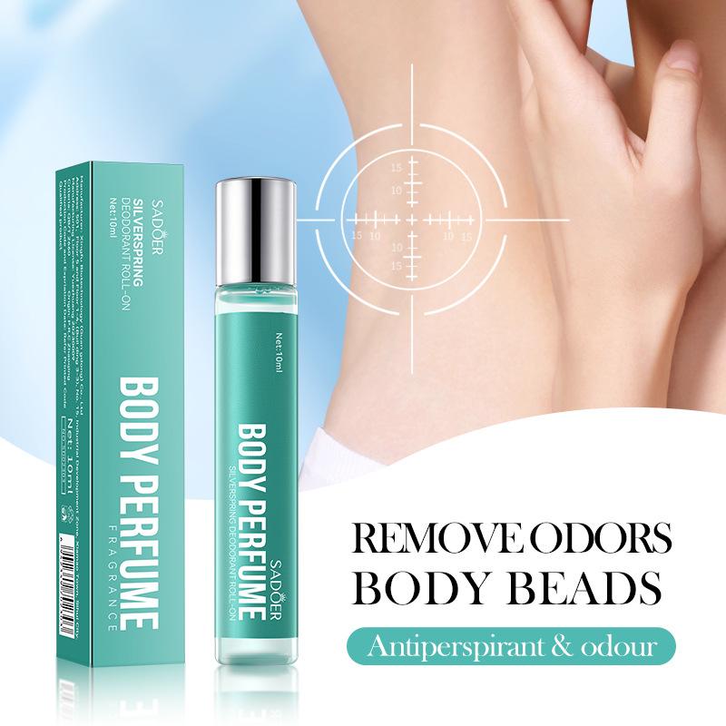 Walking Ball Body Perfume SADOER Cologne Silver Fragrant Refreshing Ball Perfume