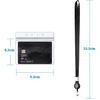 Retractable Badge Reel Neck Strap Lanyard with Card Cover for ID Card Cellphone Key Employee's Staff Work Card Badge Rope Strap