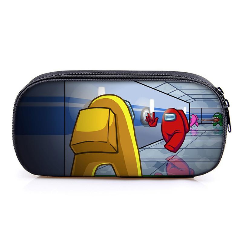 Among Us Game Characters Print Single Layer Stationery Storage Bag For Students