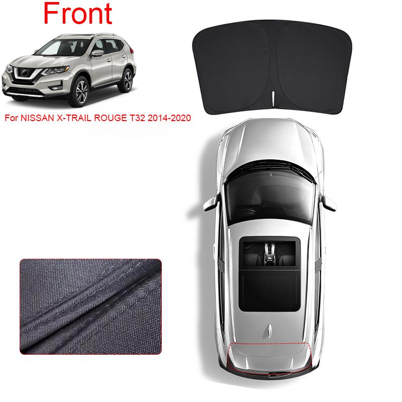 Car Black Windows Privacy Sunshade For NISSAN X-TRAIL ROUGE 2014-2026 Anti-UV Heat Insulation Protect Cover Interior Accessories