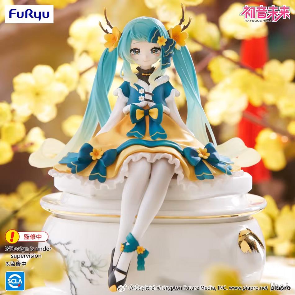 14CM Hatsune Miku Anime Figure Toy Flower Fairy Collection Miku Kawaii Cartoon PVC Action Figurine Model Doll Birthday Gifts Kid