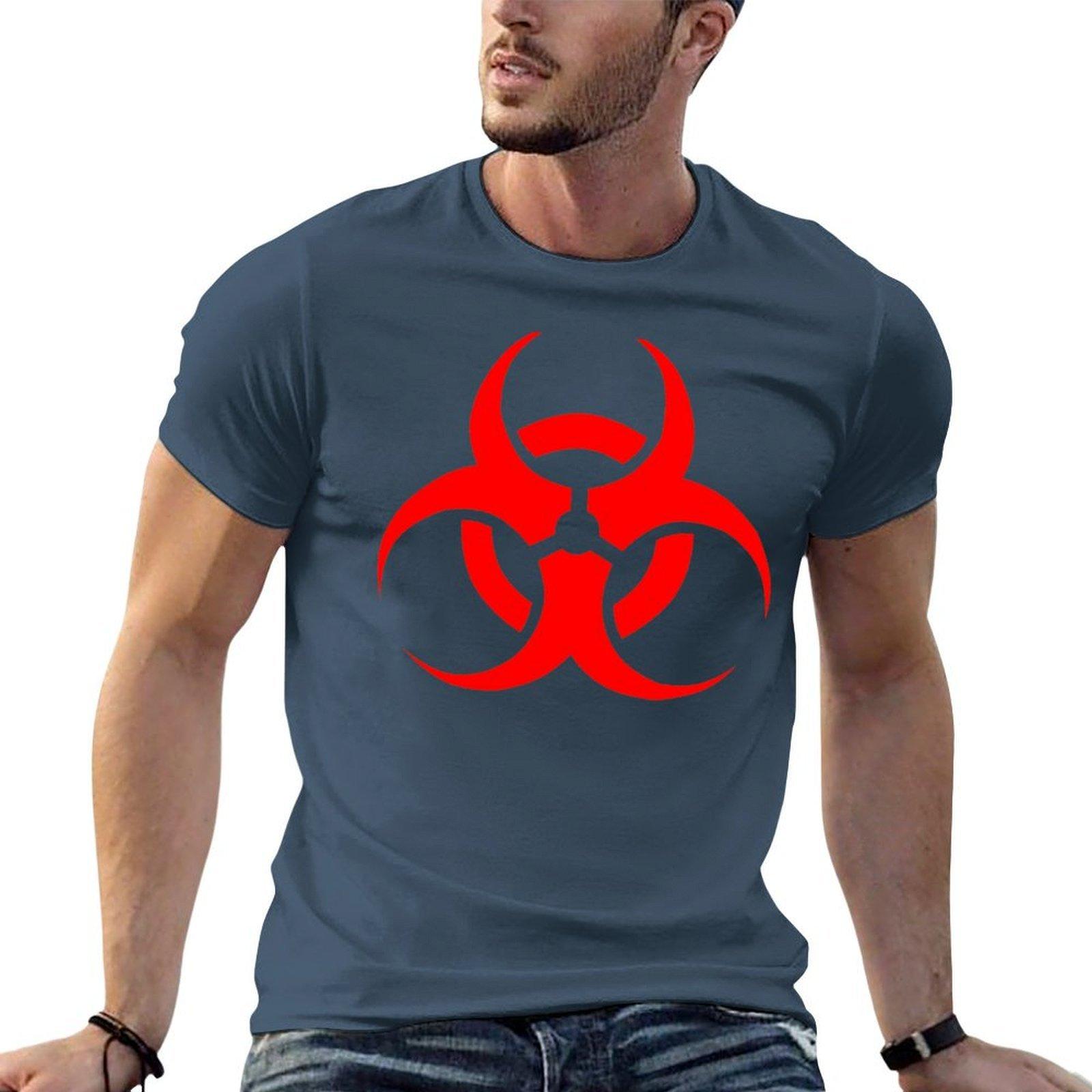 Biohazard Tshirt Work Wear Lightweight Tee S