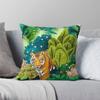 Wile Nature Jungle Tiger Pillowcase Polyester Linen Velvet Creative Zip Decor Throw Pillow Case Sofa Seater Cushion Cover