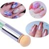 6 Pcs Replace Sponges Of Dual Ended Blooming Nail Pen Drawing And Dotting Nail Polish