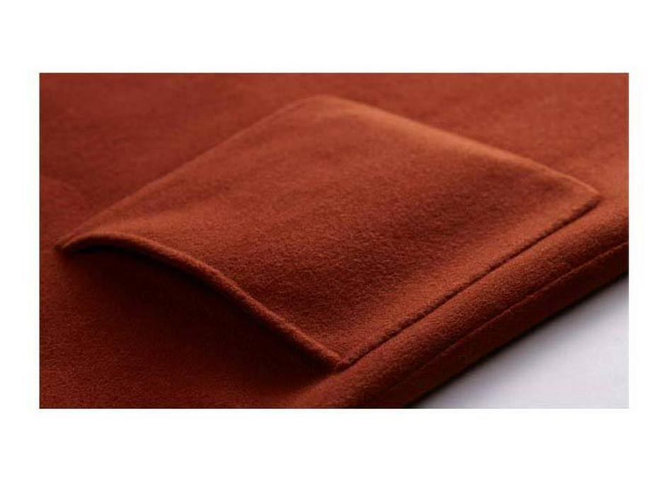 Ullkappa i Hepburn-stil, dubbelsidig - Mellång, bomullsvadderad, förtjockad för höst/vinter 2025, koreanskt mode för kvinnor