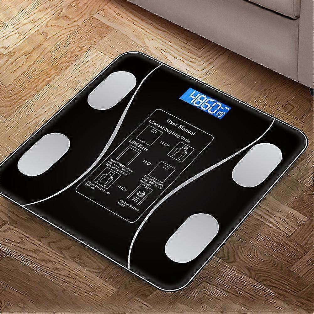 Bilancia pesapersone intelligente Bluetooth, bilancia da bagno, bilancia per il peso corporeo BMI, bilancia elettronica digitale a LED, analizzatore della composizione corporea